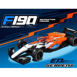 Serpent F190 Formula 1 4wd 1/8 Electric Car kit  300030 Preorder